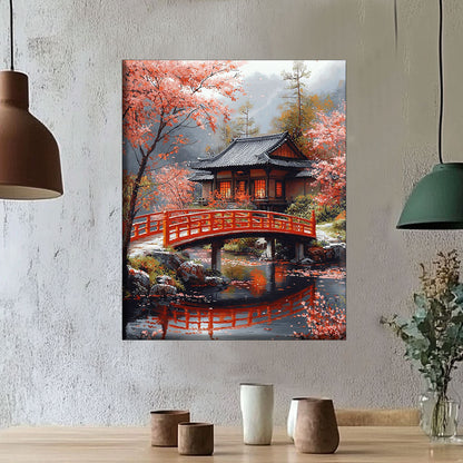 BrÃ¼cke der Stille - Malen nach Zahlen