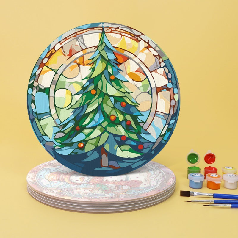 Malen nach Zahlen - Weihnachts-Tischsets | 6 Stück
