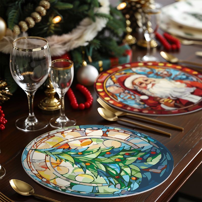 Malen nach Zahlen - Weihnachts-Tischsets | 6 Stück