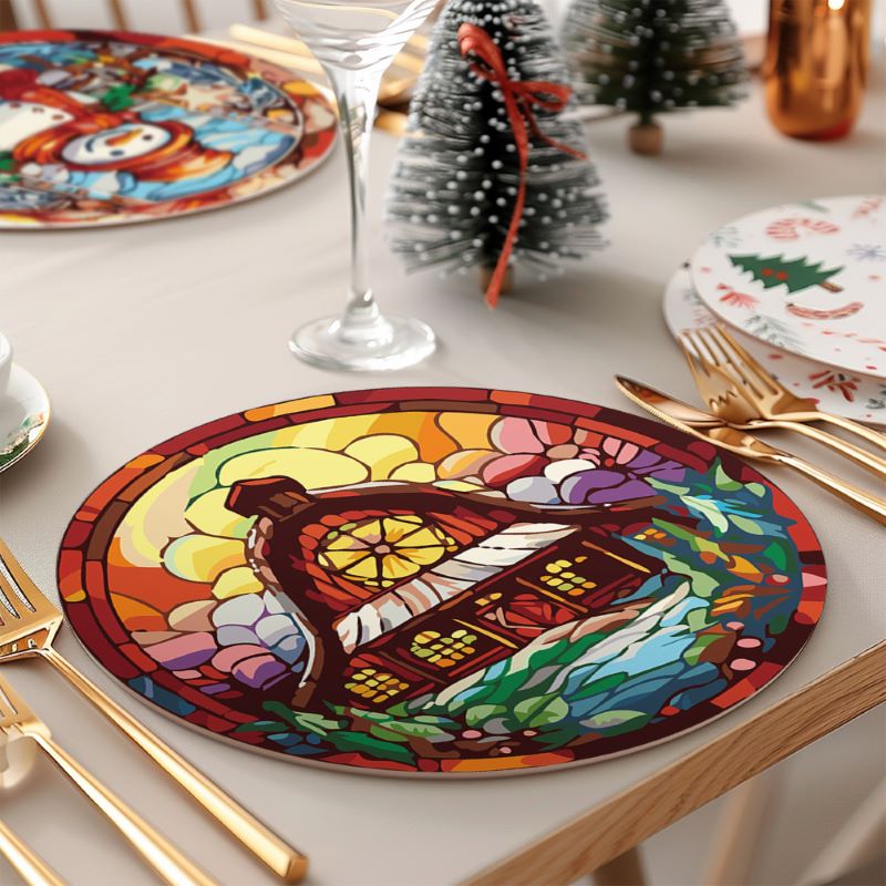 Malen nach Zahlen - Weihnachts-Tischsets | 6 Stück