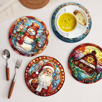 Malen nach Zahlen - Weihnachts-Tischsets | 6 Stück