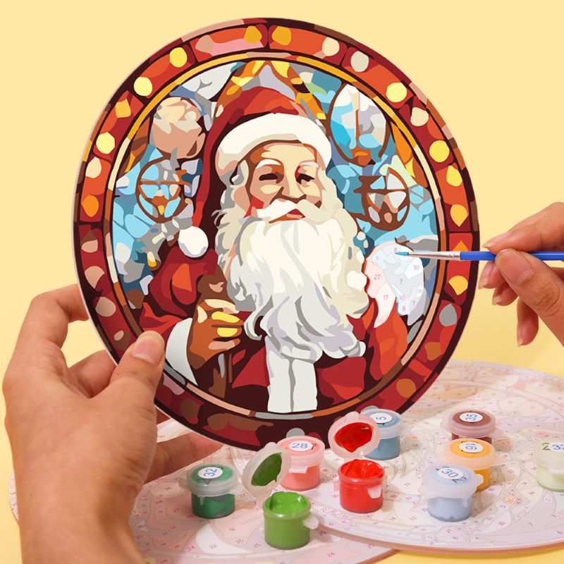 Malen nach Zahlen - Weihnachts-Tischsets | 6 Stück