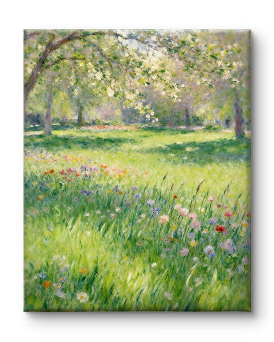 Frühlingswiese im Park