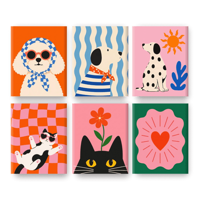 Pop-Art Haustiere