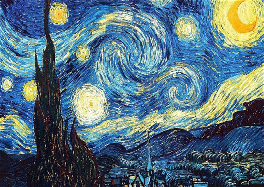 Landschaft im Van Gogh Stil - Diamond Painting