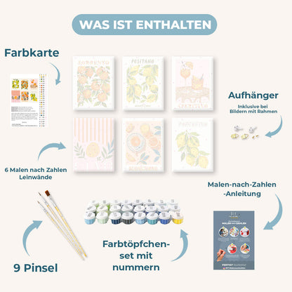 Italienisches Obst- und Getränke