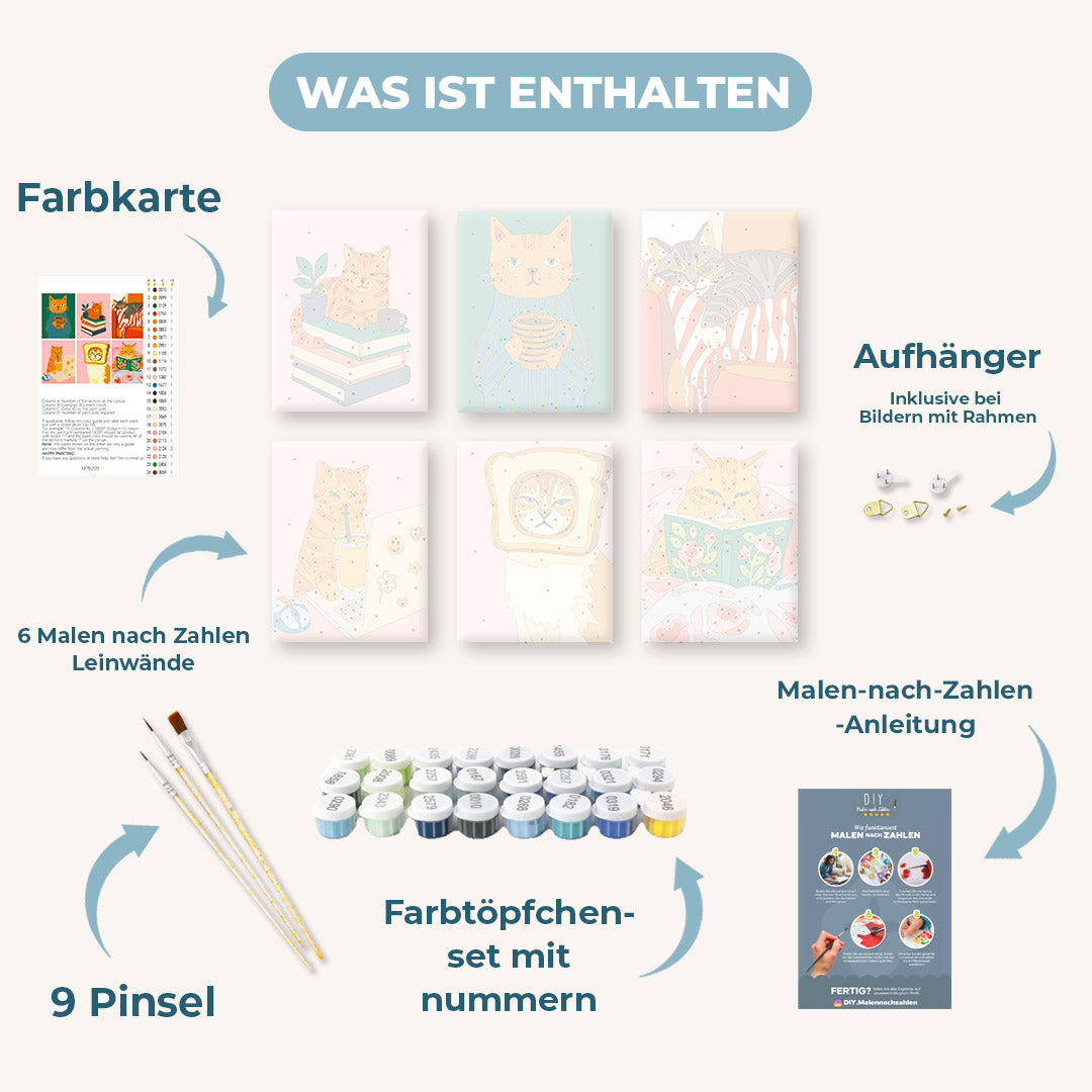 Müde Katzen