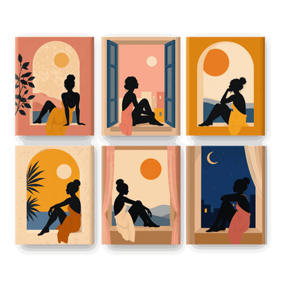 Sonnenuntergangsfenster