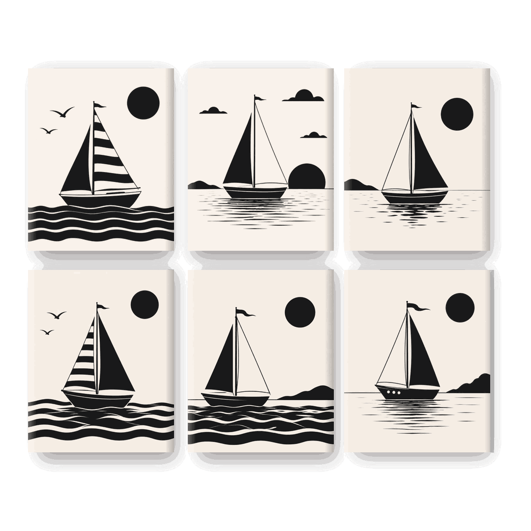 Nautische Silhouette