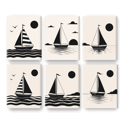 Nautische Silhouette