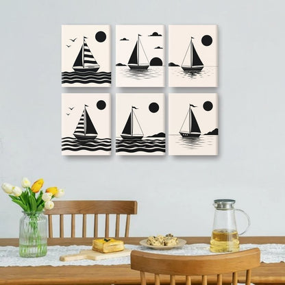 Nautische Silhouette