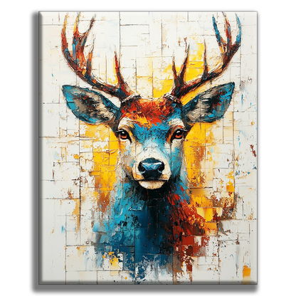 MajestÃ¤tischer Hirsch-Kunst - Malen nach Zahlen
