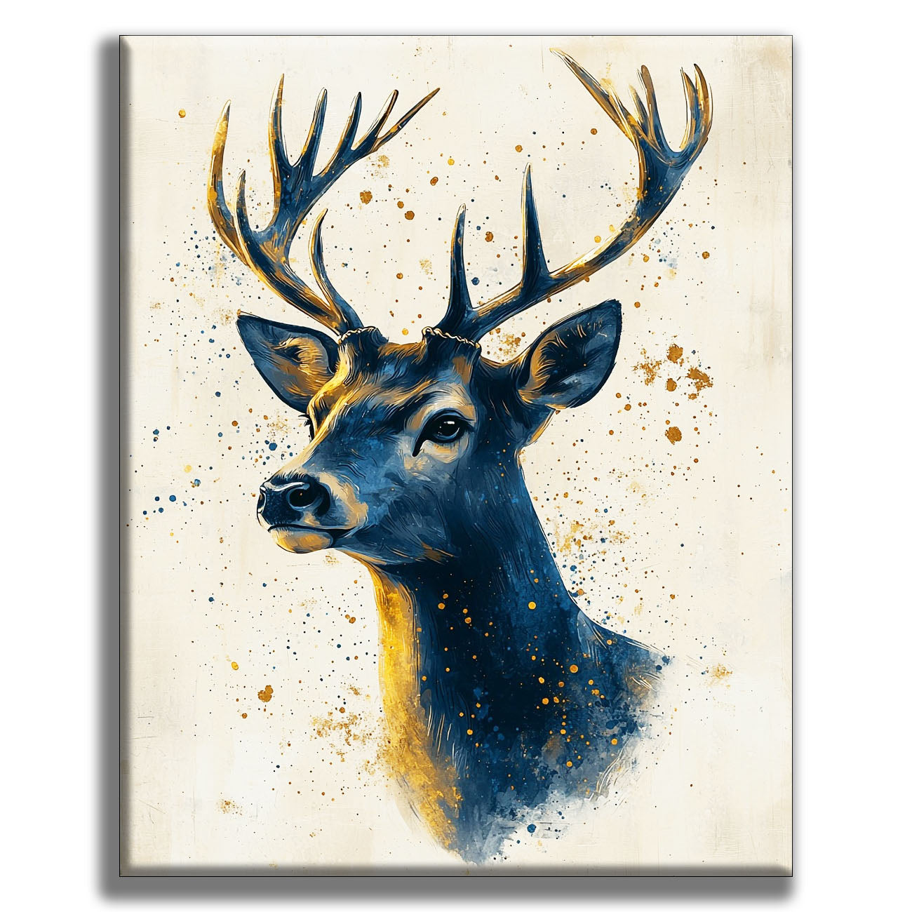 MajestÃ¤tischer Hirsch in Kunstform - Malen nach Zahlen
