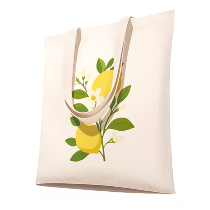 Malen nach Zahlen Totebag – Zitronenpflanze