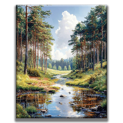 Naturreflexionen - Malen nach Zahlen