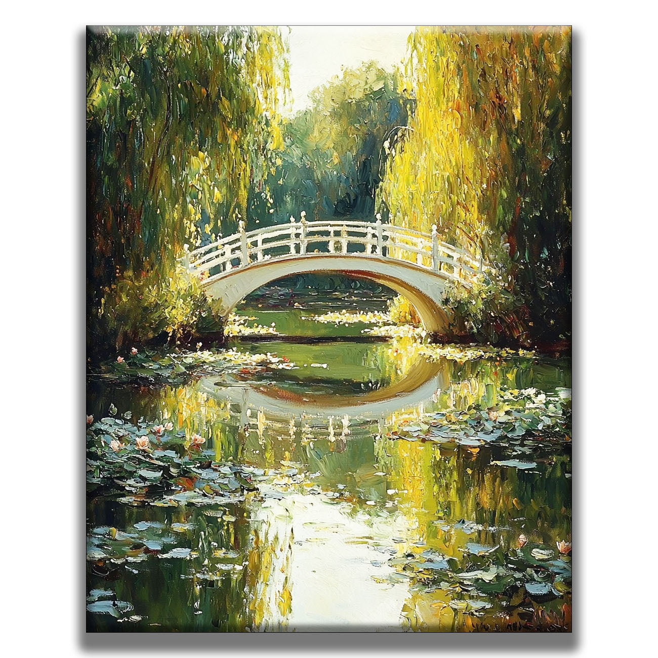 Romantische BrÃ¼cke - Malen nach Zahlen