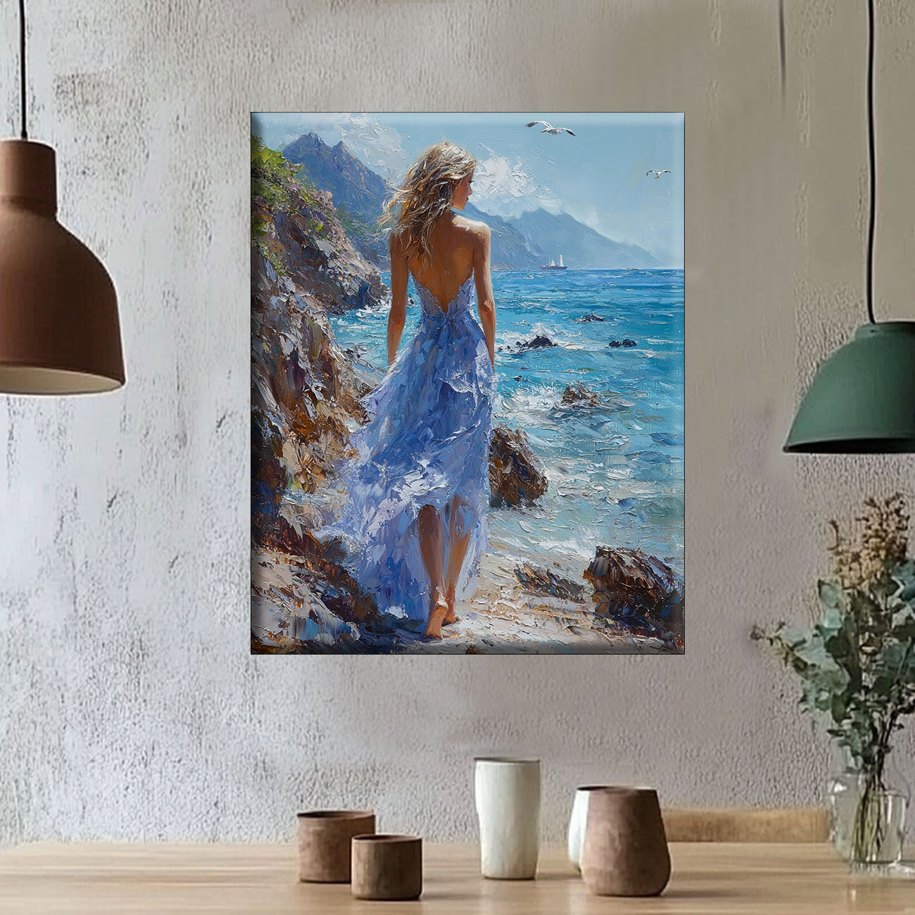 Tanz mit dem Meer - Malen nach Zahlen